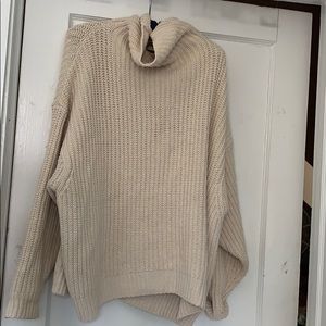 Free People cable knit sweater